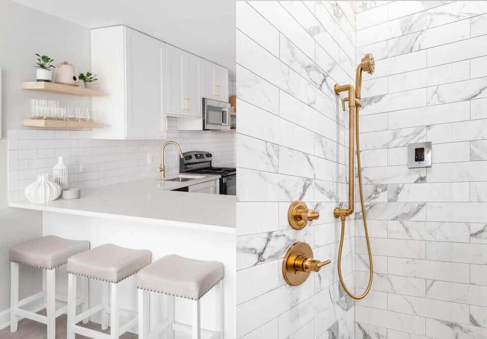 15 Creative Ways To Lay Subway Tiles in Bathroom & Kitchen